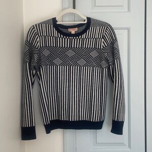 Brooks Brothers Red Fleece MERINO WOOL GRAPHIC JACQUARD SWEATER - Small